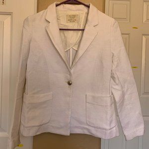 Teenager white formal jacket